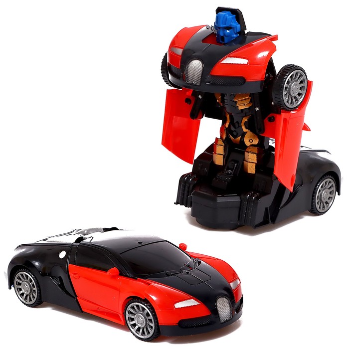 Робот-игрушка «Автобот», трансформируется, световые эффекты, русская озвучка, работает от батареек, цвета МИКС 47850