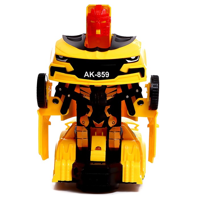 Робот-игрушка «Автобот», трансформируется, световые эффекты, русская озвучка, работает от батареек - фото 1883586616