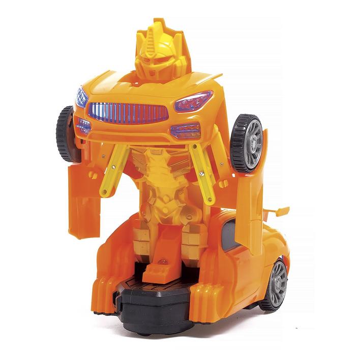 Робот-игрушка «Спорткар», трансформируется, световые эффекты, русская озвучка, работает от батареек - фото 1905690314