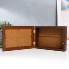 Ключница "Амстер 10" 15х21 см орех - фото 21120237