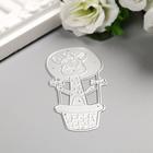 Нож для вырубки сталь "Жирафик на воздушном шаре" 8,х4,2 см - фото 44742629