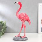 Сувенир полистоун "Розовый фламинго на камне" МИКС 35,5х14х10,5 см - фото 318378335