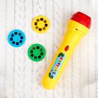 Проектор-фонарик «Проектор новогодний», цвета МИКС, в пакете - фото 24467543