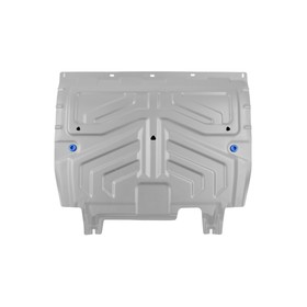 Защита картера и КПП Rival для Geely Coolray SX11 2020-н.в., штампованная, алюминий 3 мм, с крепежом, 333.1922.1