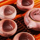 Набор для чайной церемонии «Искушение», 5 предметов: чайник 150 мл, чашка 50 мл, цвет розовый - Фото 2