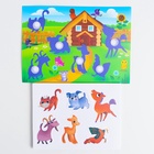 Игра на липучках «Где чья тень?» с мягкими деталями - Фото 3