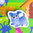 Игра на липучках «Где чья тень?» с мягкими деталями - Фото 4