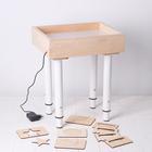 Стол для рисования песком с белой подсветкой, 30 × 40 см + гребень и трафарет - фото 318378490