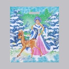 Пакет подарочный новогодний «Дед Мороз и Снегурочка», полиэтиленовый с вырубной ручкой, 41×51 см - Фото 2