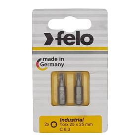 

Бита Felo 02625036, серия Industrial, Torx 25X25, 2 шт.