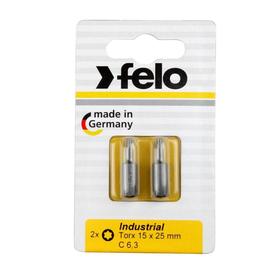 

Бита Felo 02615036, серия Industrial, Torx 15X25 мм, 2 шт.
