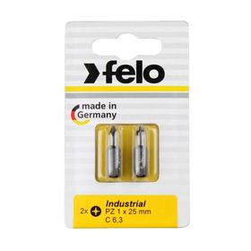 

Бита Felo 02102036, серия Industrial, PZ 2X25 мм, 2 шт.