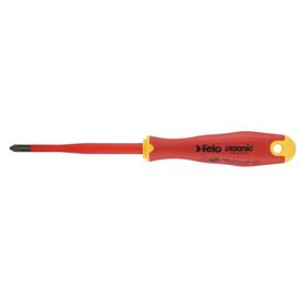 

Отвертка Felo Ergonic E-Slim 41629390, диэлектрическая, PH2 х 100 мм, 3К пластик