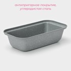 Форма для выпечки Доляна «Мрамор», 25×13×6,5 см, антипригарное покрытие, цвет серый - Фото 2