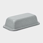 Форма для выпечки Доляна «Мрамор», 25×13×6,5 см, антипригарное покрытие, цвет серый - Фото 4