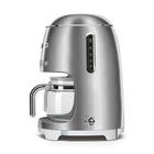 Кофеварка Smeg DCF02SSEU, капельная, 1050 Вт, 1.4 л, 10 чашек, серебристая - фото 51333455 Кофеварка Smeg DCF02SSEU, капельная, 1050 Вт, 1.4 л, 10 чашек, серебристая - фото 51333455