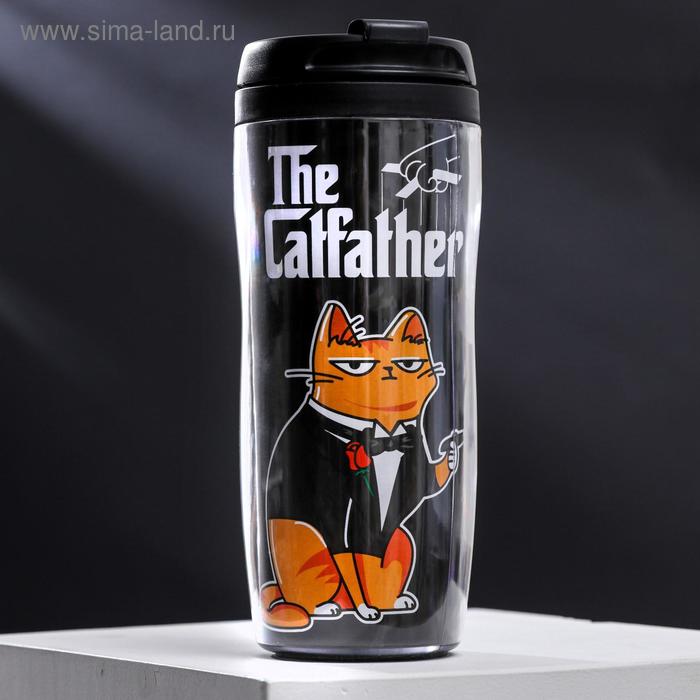 Термостакан со вставкой «The Catfather», 350 мл, сохраняет тепло 2 ч - Фото 1
