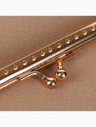 Фермуар пришивной «Прямоугольник», 10 см, цвет золотистый - Фото 5