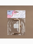 Фермуар пришивной «Прямоугольник», 10 см, цвет золотистый - Фото 6