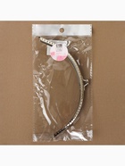 Фермуар пришивной «Полукруг», 20 см, цвет серебряный - Фото 5