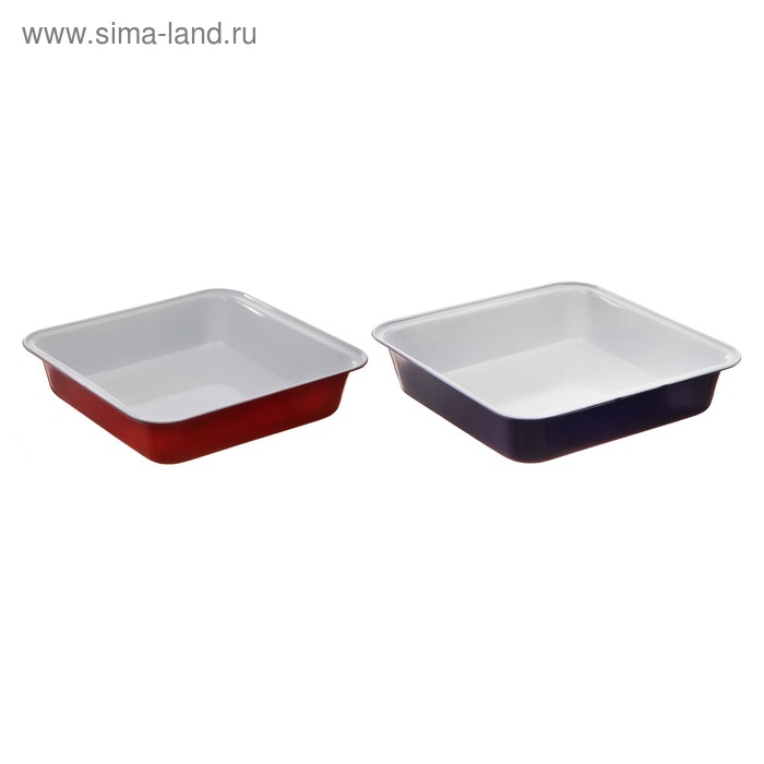 Форма для выпечки Доляна «Флёри. Квадрат», 25,5×5 см, антипригарное покрытие, цвет МИКС - Фото 1