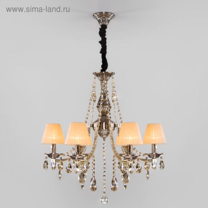 Люстра Liguria, 6x40Вт E14, цвет бронза - Фото 1