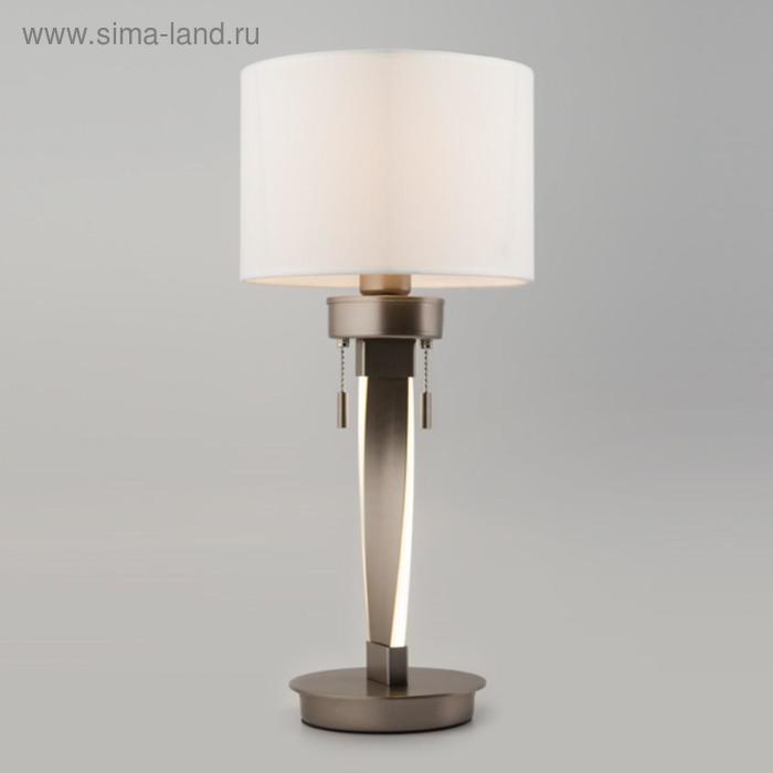 Настольная лампа Titan, 1x10Вт E27, цвет никель - Фото 1