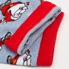 Носки женские «Дед Мороз», цвет светло-голубой, размер 23-25 - Фото 4