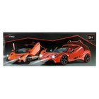 Машинка на пульте управления «Купе», радиоуправление, 1:14, открываются двери и крыша, работает от аккумулятора, цвет чёрный - Фото 13