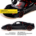 Машинка на пульте управления «Купе», радиоуправление, 1:14, открываются двери и крыша, работает от аккумулятора, цвет чёрный - Фото 5