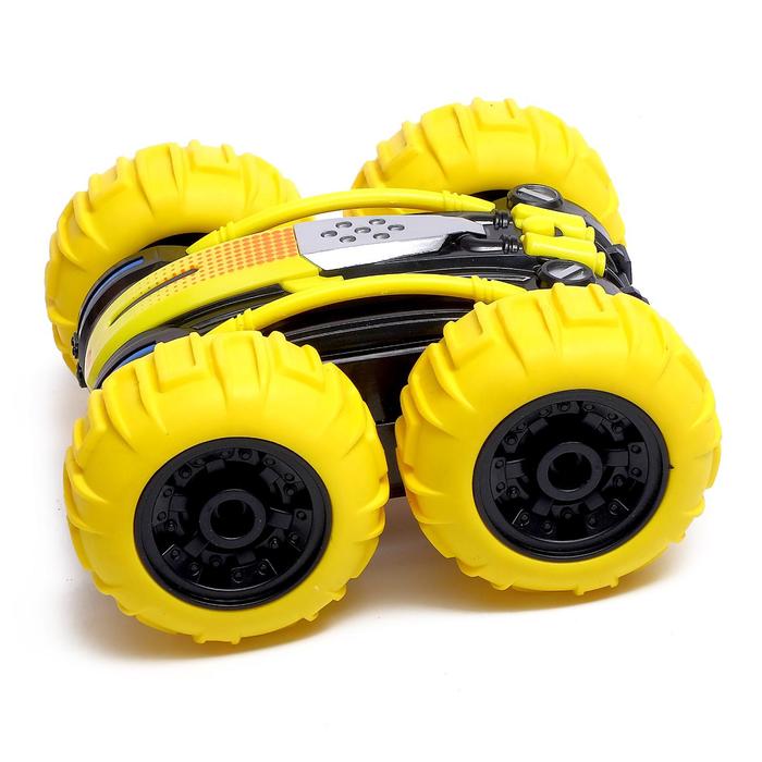 Перевёртыш радиоуправляемый «Торнадо», работает от аккумулятора, цвет жёлтый 47882