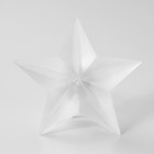 Ночник "Звезда" LED от батареек белый 8,5х9х3,5 см - фото 9063283