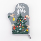 Варежка-прихватка New year 20×28 см, саржа, 100% хлопок, ватин 250 г/м² - Фото 3
