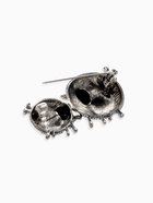 Брошь «Овечки пара», цвет белый в чернёном серебре - Фото 2