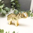Сувенир керамика "Слонёнок" золото 5,9х10,3х2,6 см - Фото 1