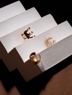 Серьги каффы «Классика», набор 3 шт. цвет золото - Фото 5