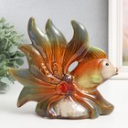 Сувенир керамика "Рыбки с цветами" набор 2 шт 16х15х5,5, 16х18,5х7,5 см - Фото 5