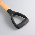 Лопата туристическая «Мастер К» штыковая, 67 см, черная, дерево - Фото 3