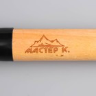 Лопата туристическая «Мастер К» штыковая, 67 см, черная, дерево - Фото 4