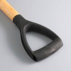 Лопата туристическая «Мастер К» совковая, 67 см, черная, дерево - Фото 3