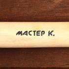 Лопата туристическая «Мастер К» штыковая, 37 см, черная, дерево - Фото 5