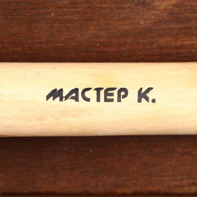 Лопата туристическая «Мастер К» штыковая, 37 см, черная, дерево