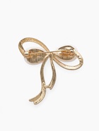 Брошь «Бантик» с жемчужинками, цвет белый в золоте - Фото 2