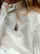 Брошь «Бантик» с жемчужинками, цвет белый в золоте - Фото 5