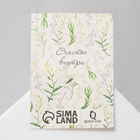 Булавка «Веточка лиственная» 6.5 см, зелёная в серебре - Фото 4