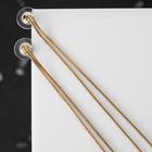 Серьги висячие «Макси», цвет золото, 23 см - Фото 4