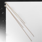 Серьги висячие «Макси», цвет золото, 23 см - Фото 6