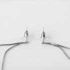 Серьги висячие «Макси», цвет серебро, 23 см - Фото 5