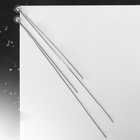 Серьги висячие «Макси», цвет серебро, 23 см - Фото 6