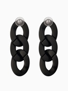 Серьги пластик «Цепь» восторг, малая, цвет чёрный 5121173